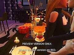 Dinner date preview in 3d hentai