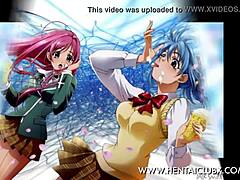 In this hentai, sexy anime girls explore ecchi adventures together