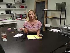 Super sexy milf asks, 'Want pov handjob on big tits?'