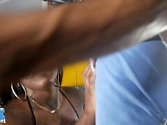 BLOW JOB CHALLENGE! GAGGING ON MONSTER COCK IN DEEPTHROAT EBONY CONTEST