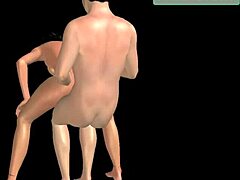 Animated hentai features indian bhabhi intensely sucking japanese man's cock in 3d cartoon style!