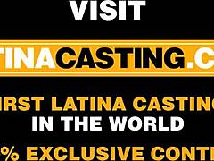 Emotional Latina Casting: Teen Redhead Model Feels Deep Rough Banging By Big White Cock