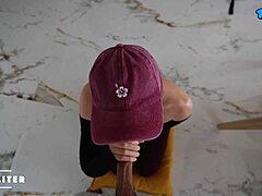 The Pizza Girl Ate My Pizza And Wanted To Run Away, I Made Her Suck