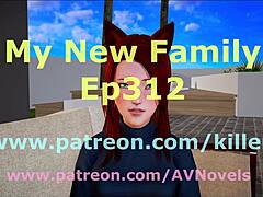 my new family episode 312 with brunette and redhead 😊