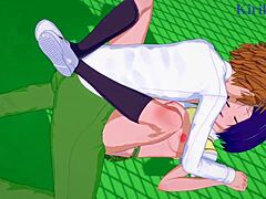 lala satalin deviluke and haruna sairenji in intense 3d hentai sex with rito yuki