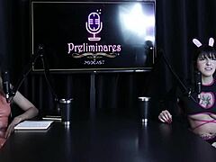 In One Piece cosplay, a man licks pussy with humor