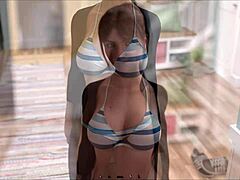 Summer heat 9: Teacher deals with big tits and ass.