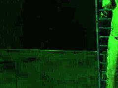 Cute Blonde Slave Cuddles Huge Boobs in BDSM Masturbation