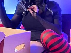 naughty mavis plays with her toys