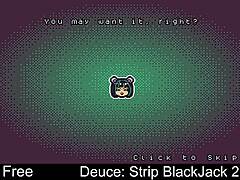 Playing Deuce Strip Blackjack again