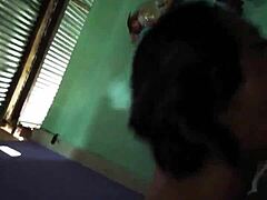 Wife gives good blowjob leading to orgasm on ass