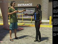 ワオ、この新しい18歳ティーンに巨大なチチがモンスターコック中毒！