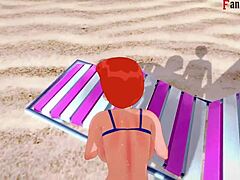 ¿Quieres ver a Yae Miko en sexo con bikini en la playa?