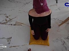 The Pizza Girl Ate My Pizza And Wanted To Run Away, I Made Her Suck