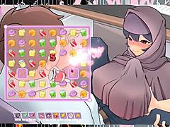 tsundere milfin hentai game ep 5, muslim boss sneaks titjob under desk