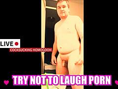 Can You Try Not To Laugh At This Silly Cocksucking In Gay Porn?