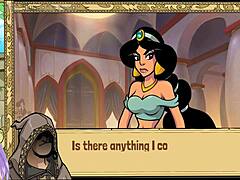 Queen trainer part 1 features princess jasmine with big tits