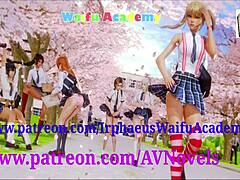 academy 128 game playthrough with anime hentai elements