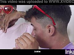 Hey, check out this super curvy Colombian ebony getting massaged and fucked outdoors by two gay friends.