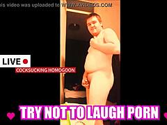 Can You Try Not To Laugh At This Silly Cocksucking In Gay Porn?