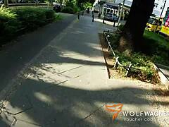 Dirty Priscilla's Emotional Public Blowjob