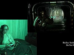 naked brunette bbw plays deadspace part 9