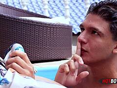 Novinho gets his ass fucked hard