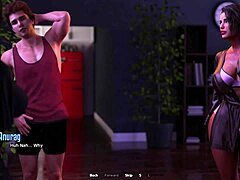 Mostoha fiú szexi öltözék masszázzsal csábítja a kövér mostoha anyát nagy fasszal 3D hentai-ben