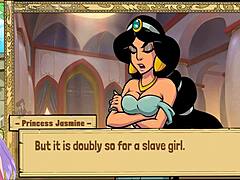 Queen trainer part 1 features princess jasmine with big tits