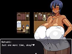 tanned girl natsuki hentai game ep 1 huge tits flashing to help the captain jerk off