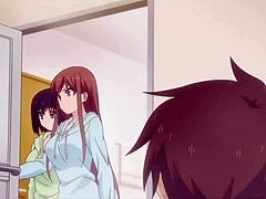 Wak Lu Anime Hentai Scene With Not Brother Interaction