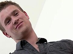 i can't believe this sophisticated hunk gave me such a sloppy bareback blowjob with jizz