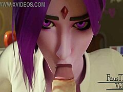 Raven Stays After Class in Anime Scene!