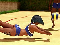 Busty Young Babe Handjob And Tit Job In Public College Shower