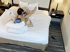 Why Does Tattooed Beauty Suck Cock So Well? Petite 18+ With Blowjob Skills!