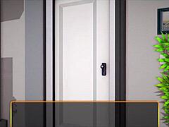 my new family plays a homemade game