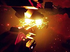 ב-Subverse פרק 1, יש לי זונה רובוט חמה שמוצצת לי את הזין בחלל עם ציצים גדולים