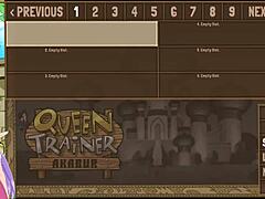 Queen trainer part 1 features princess jasmine with big tits