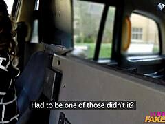 femalefaketaxi driver takes fat cock stretching her pussy in wild uk taxi ride with blowjob and orgasm