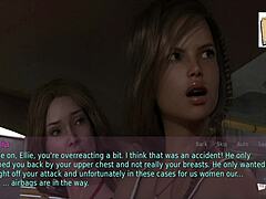 a wife and stepmother play a game together