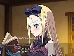 in dungeon of regalias, character5 has a hot scene2 with subtitles