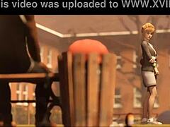 kate from life is strange in 3d cartoon game