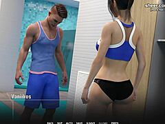 Busty Young Babe Handjob And Tit Job In Public College Shower