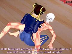 Chun-Li from Street Fighter gets fucked hard in Fortnite fantasy crossover