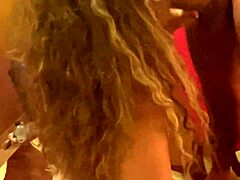 My slut cheating wife sucked our cocks in hot threesome with my friend.