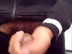 safadeza unfolds in the gym bathroom with these guys pushing adrenaline through outdoor public see-through fun