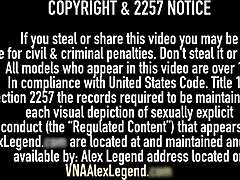 alessandra noir enjoyed the oral sex scenes before alex legend released his load on her face