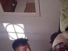 what crazy things happen on the couch with that pretty amateur's big tits and pussy?