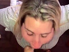 Blonde Slut Deepthroats Dick For 10 Minutes 😍