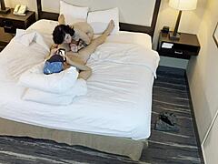 Why Does Tattooed Beauty Suck Cock So Well? Petite 18+ With Blowjob Skills!